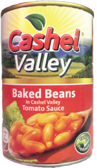 Cashel Valley Baked Beans Tomato Sauce Can