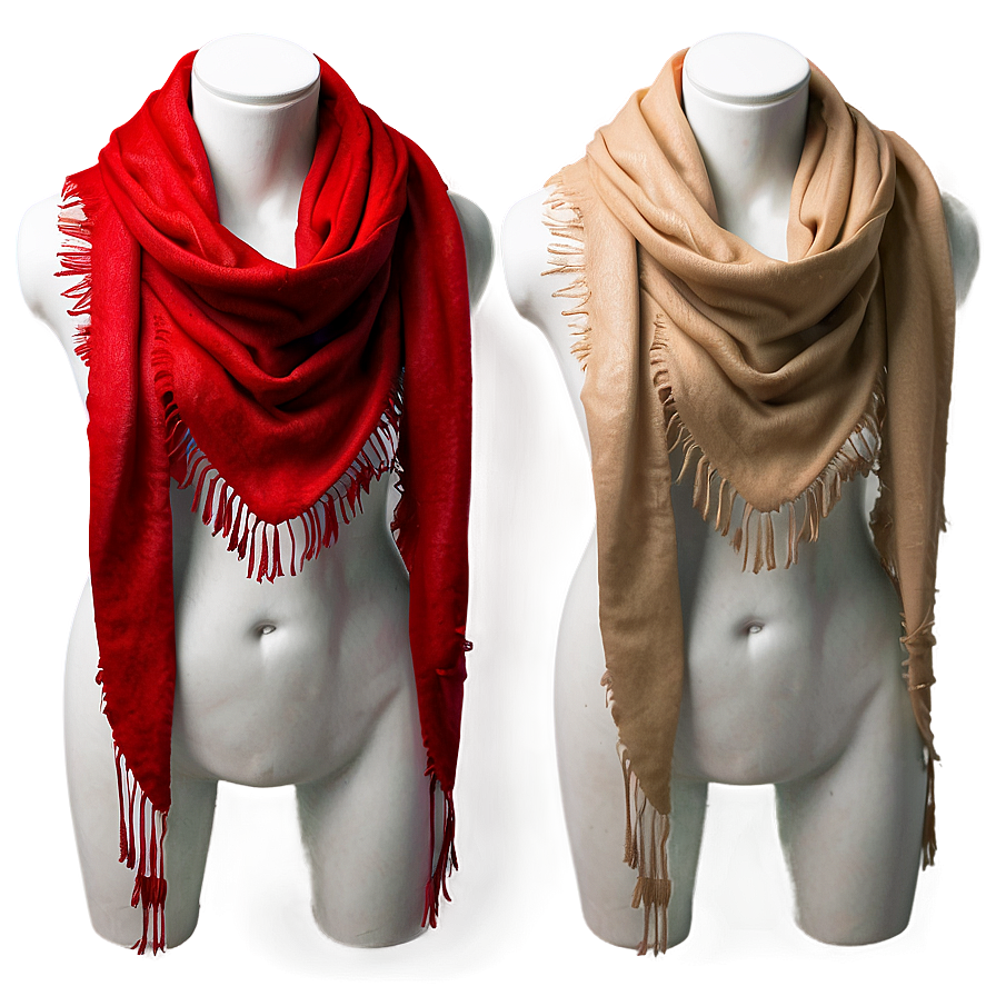 Cashmere Red Scarf Png Tjy2