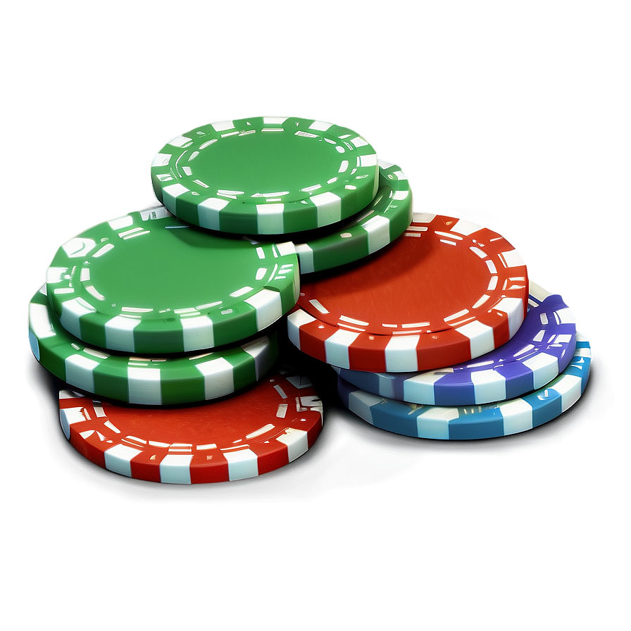 Casino Chips Pile Png 22