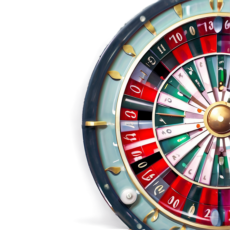 Casino Roulette Wheel Closeup