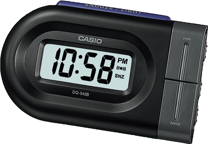 Casio Digital Alarm Clock - Casio Clock, HD Png Download PNG image with a transparent background, free high-resolution download
