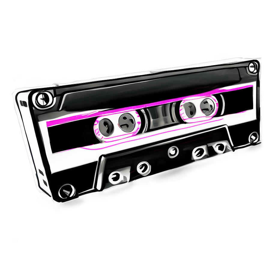 Cassette Tape Sketch Png Dax90