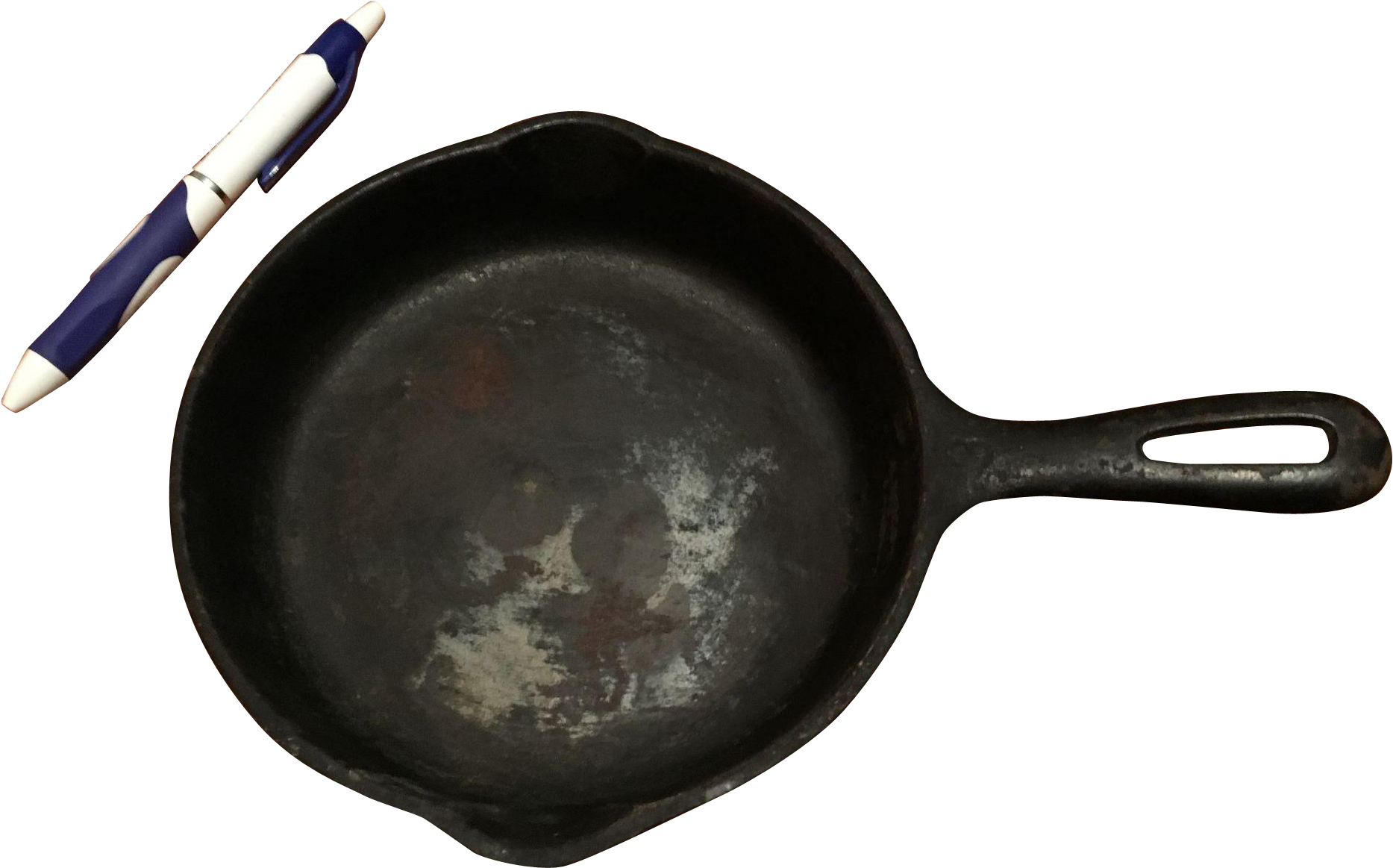 Cast Iron Skilletwith Pen