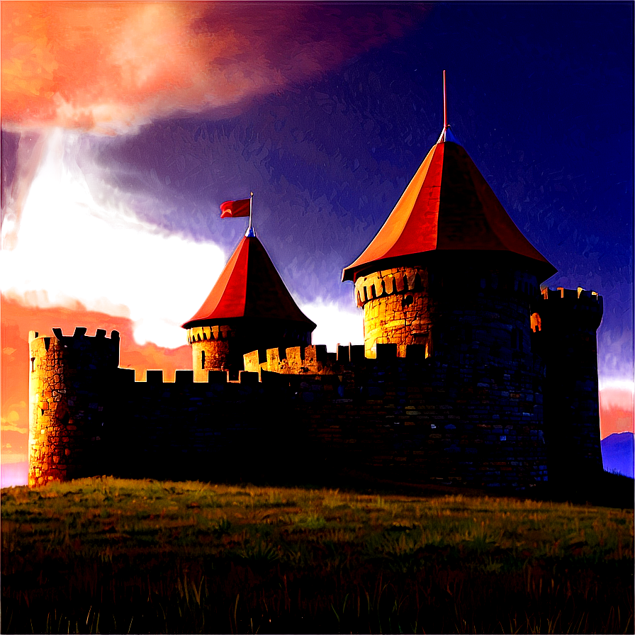 Castle At Dawn Png 92