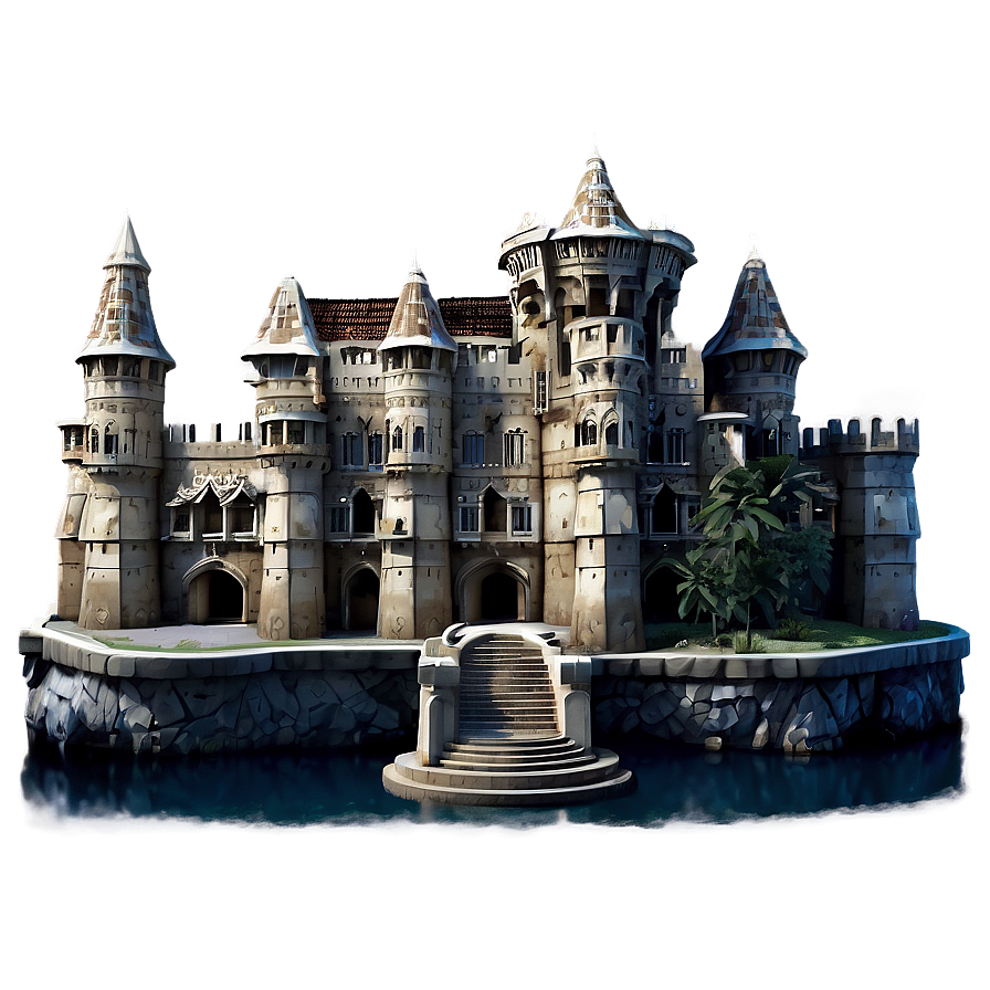 Castle By The Sea Png 45