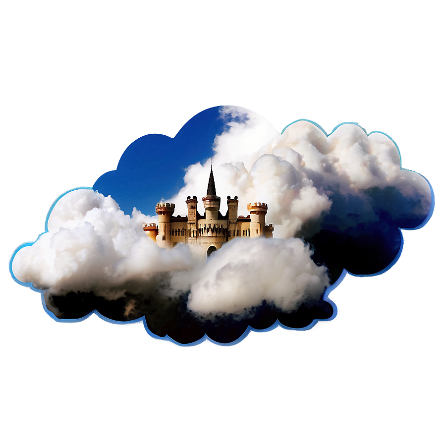 Castle In Clouds Png Wgx