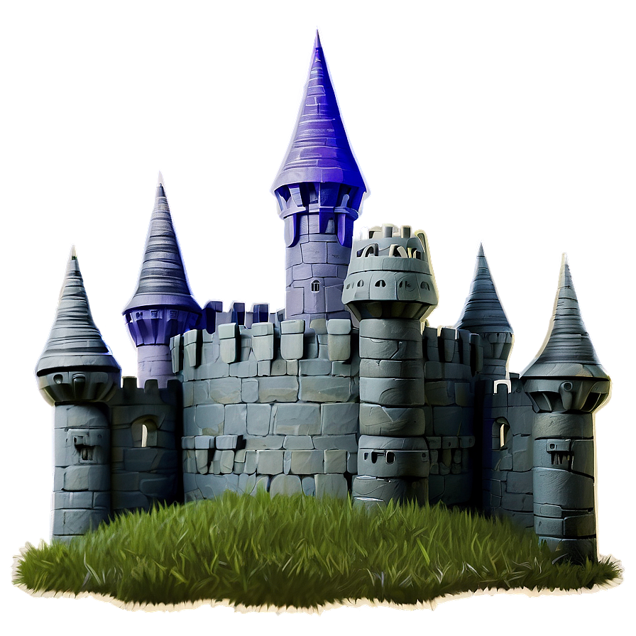 Castle In Meadow Png 1