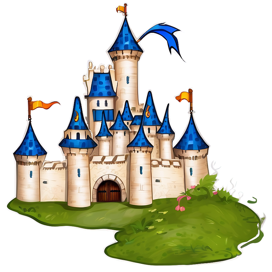 Castle With Dragons Png 70