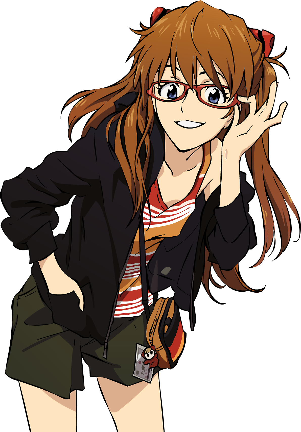 Casual Asuka Langley Soryu Anime Artwork