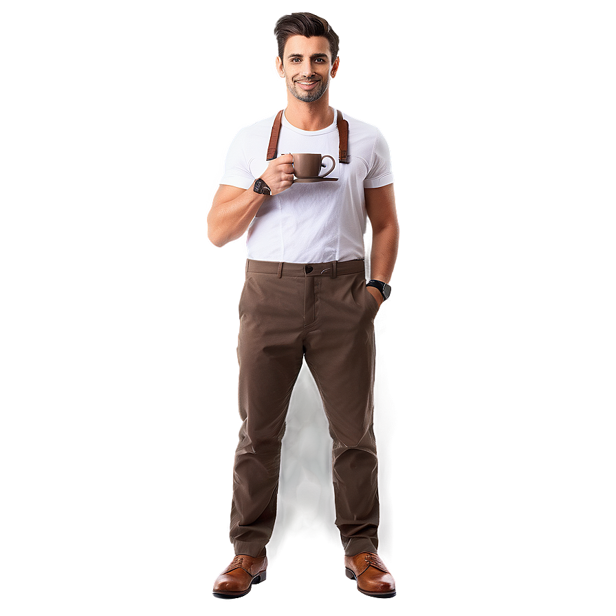 Casual Barista Uniform Png Pme