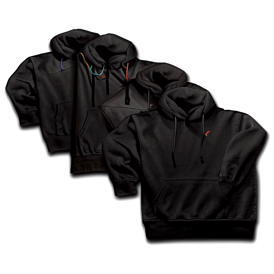 Casual Black Hoodie PNG naf PNG image with a transparent background, free high-resolution download