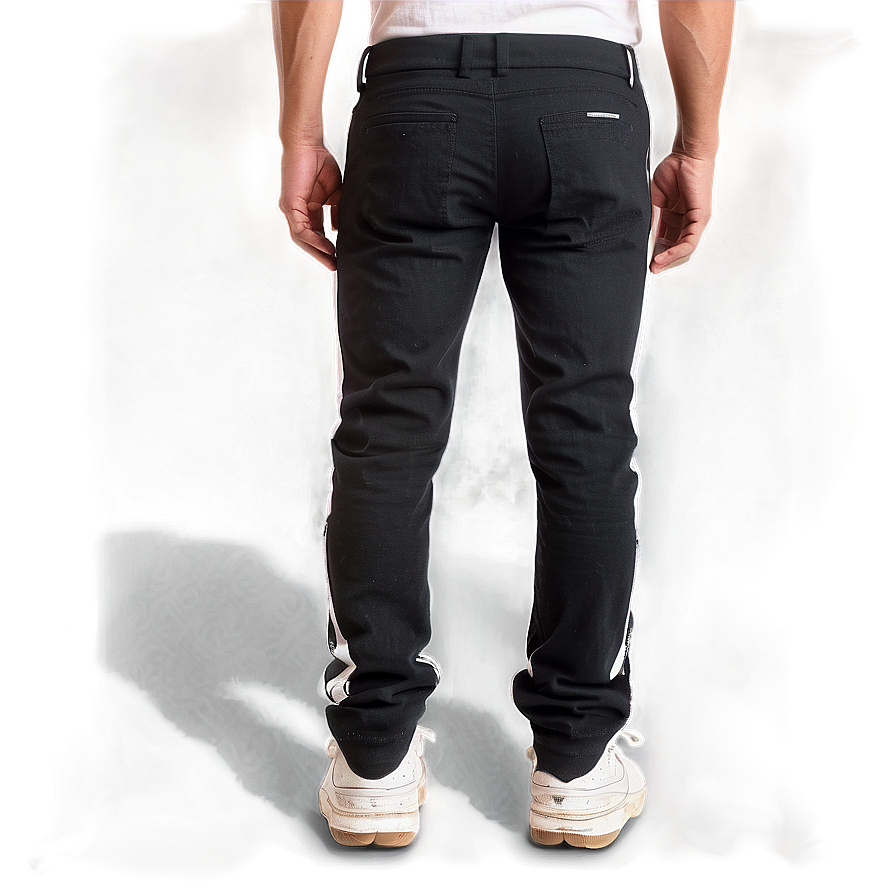 Casual Black Pants PNG 77 PNG image with a transparent background, free high-resolution download