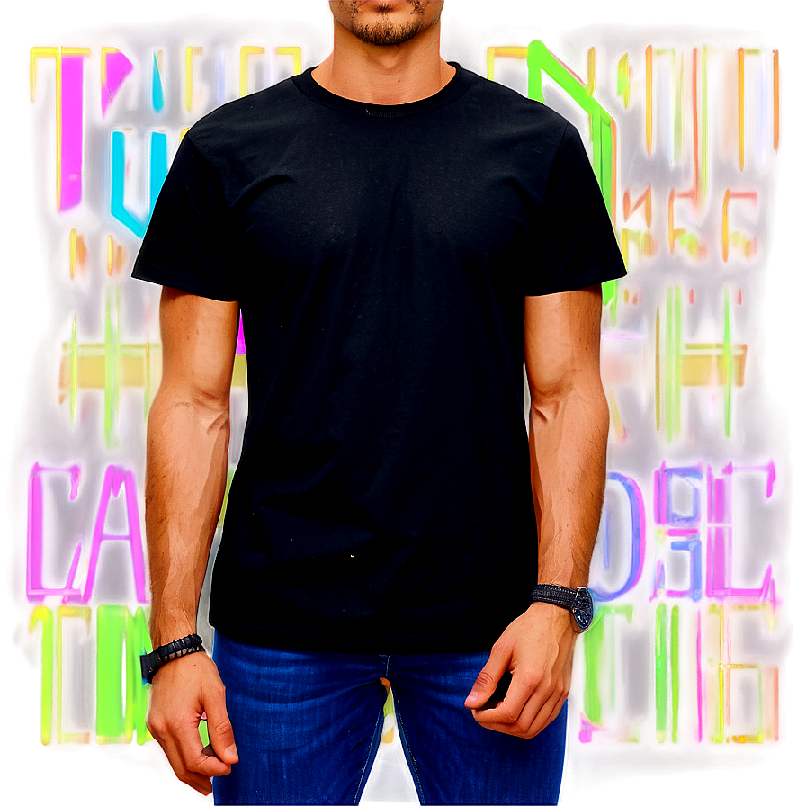 Casual Black T Shirt PNG swu PNG image with a transparent background, free high-resolution download
