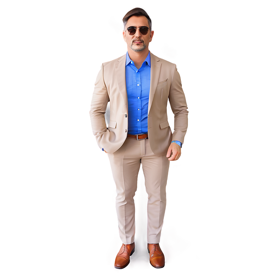 Casual Business Suit Look Png Edq