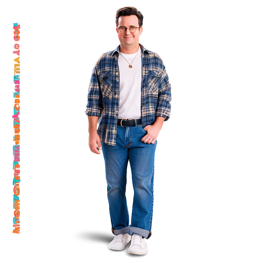 Casual Chandler Bing Outfit Png 06242024