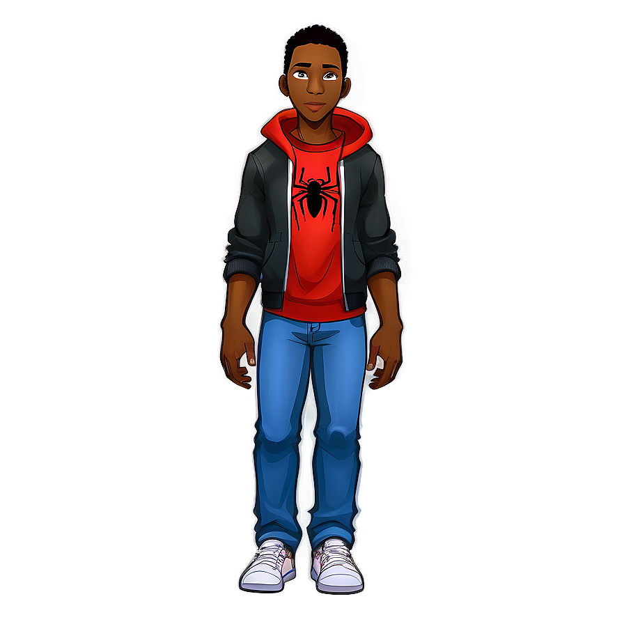 Casual Clothes Miles Morales PNG 52 PNG with transparent background
