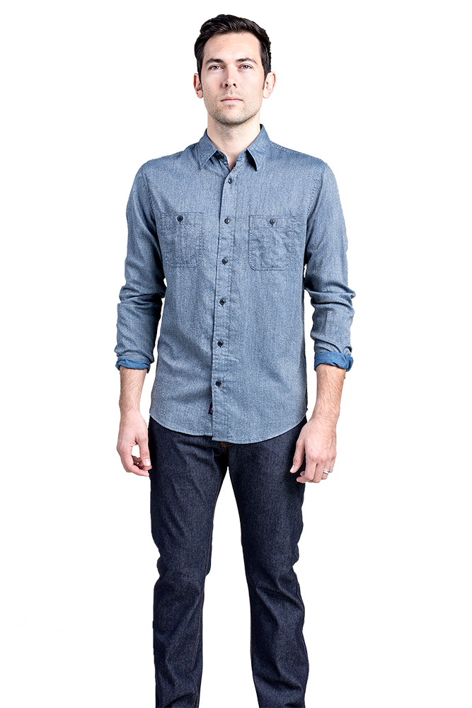 Casual Denim Shirtand Jeans Men's Fashion