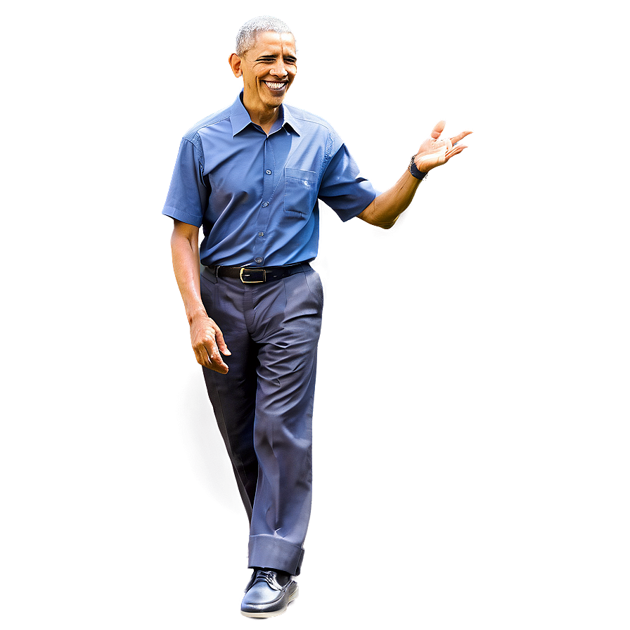 Casual Obama Png Kwj