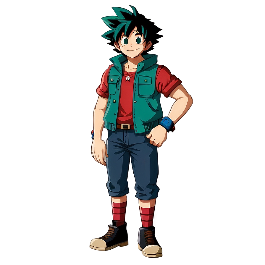 Casual Outfit Deku PNG nvv PNG with transparent background
