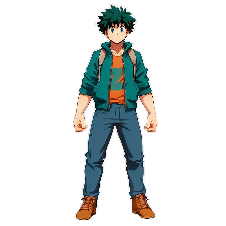 Casual Outfit Deku PNG vyn7 PNG with transparent background