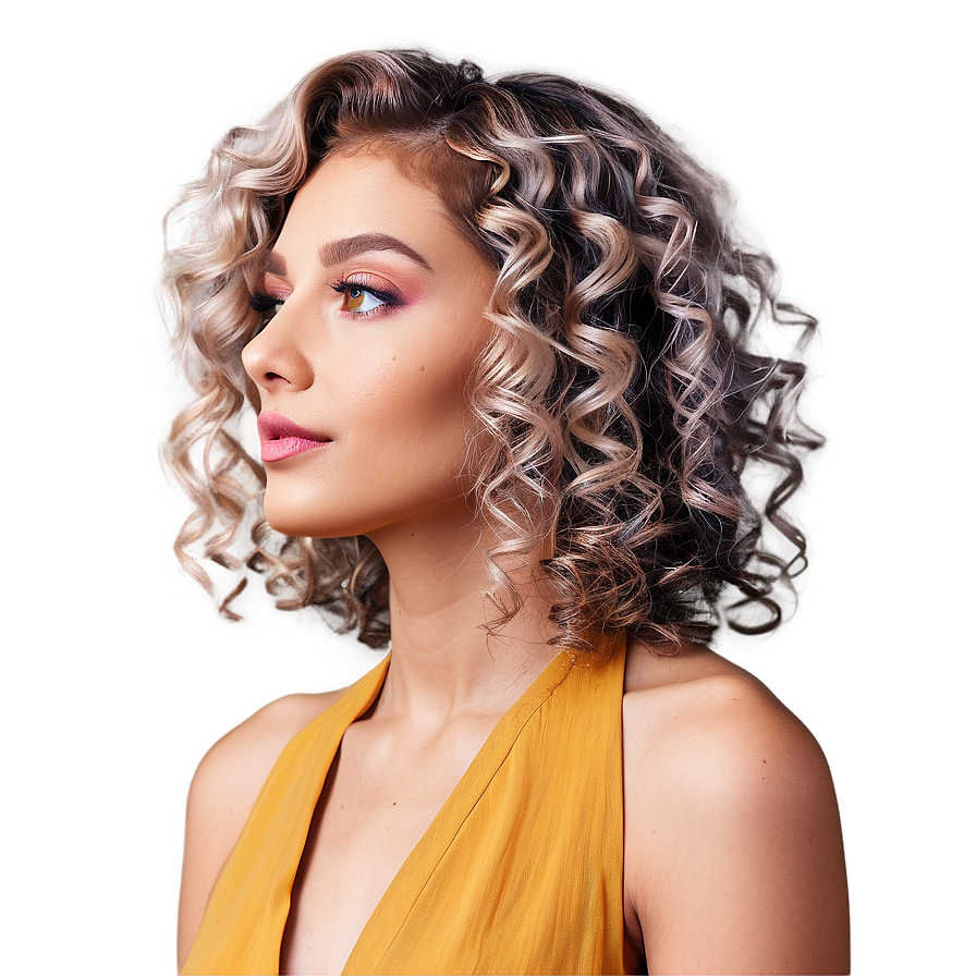 Casual Perm Looks Png Fit