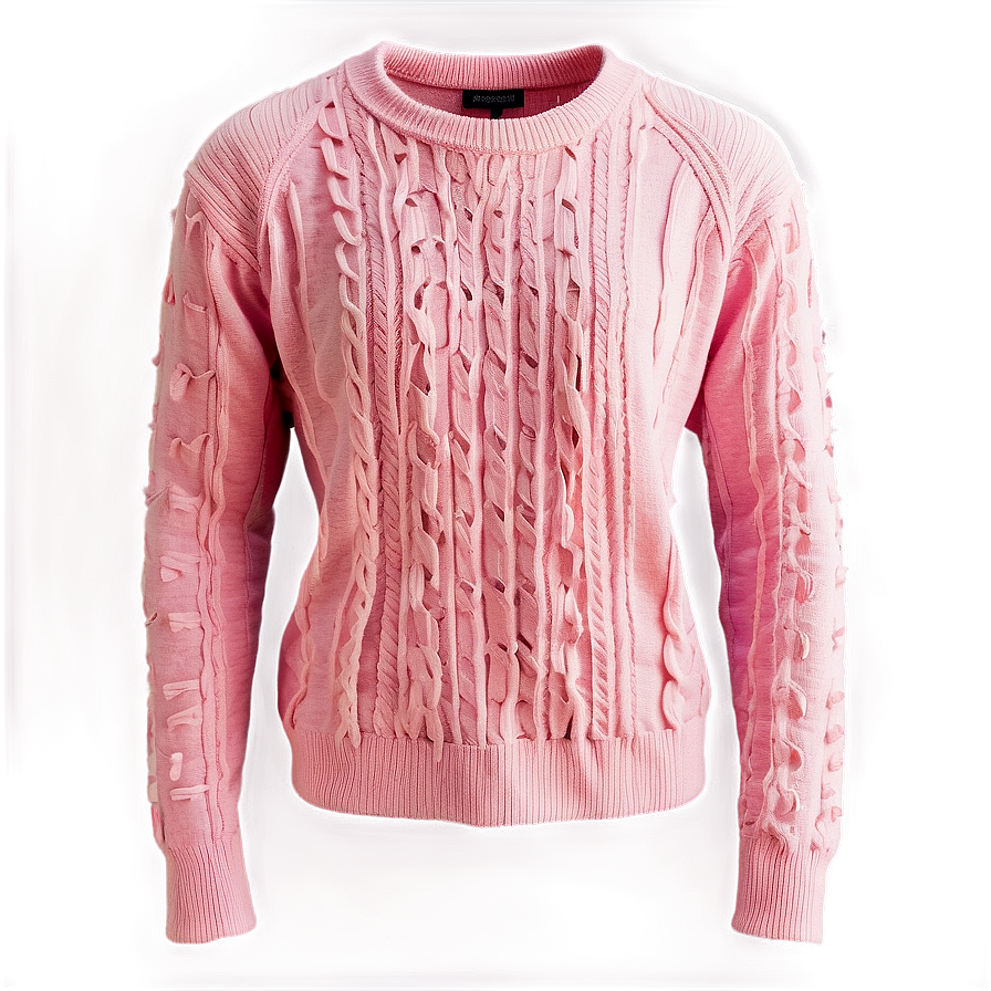 Casual Pink Sweater Png 06292024