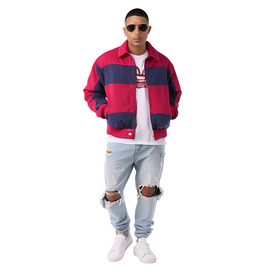 Casual Streetwear Fashion PNG 06112024 PNG with transparent background