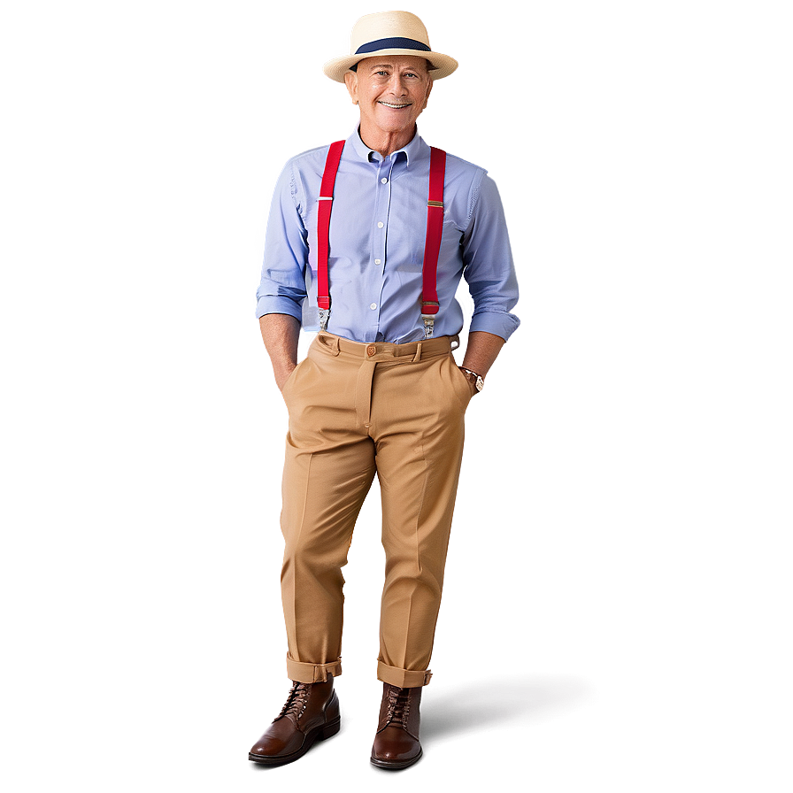 Casual Suspenders Png 06282024