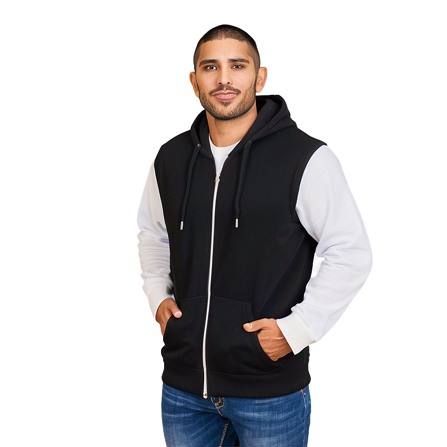 Casual Zip Up Hoodie Png 06292024