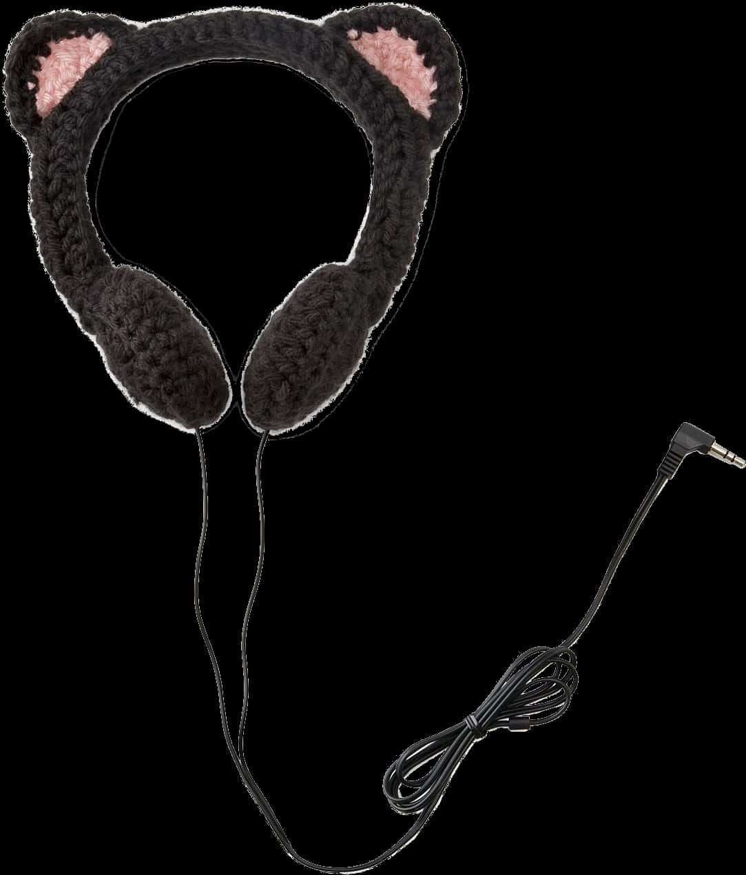 Cat Ear Headphones Black