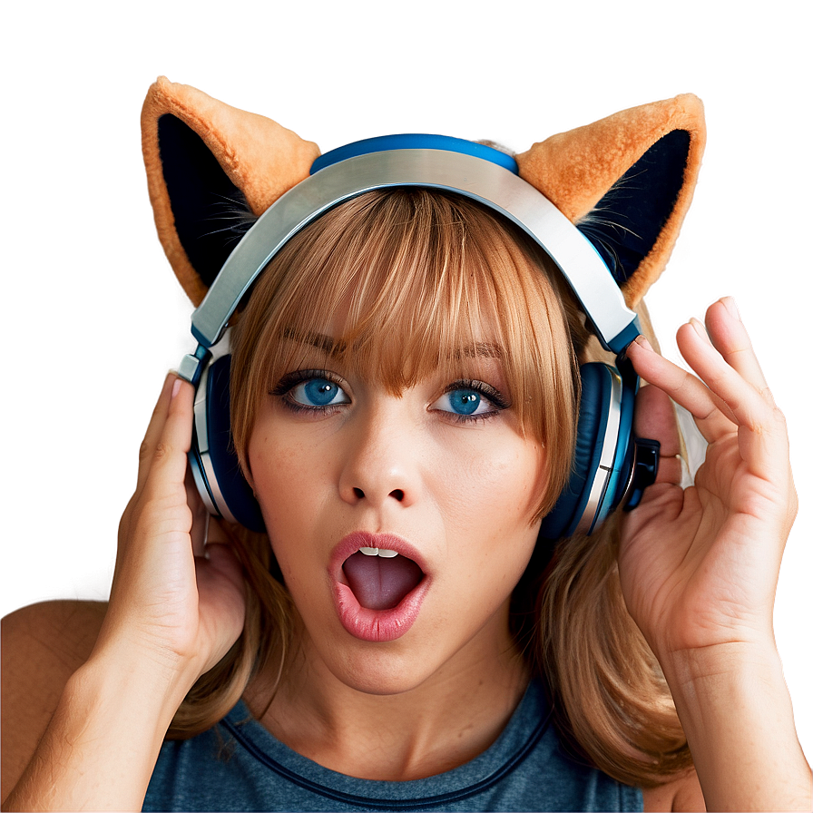 Cat Ear Meme Png 06212024