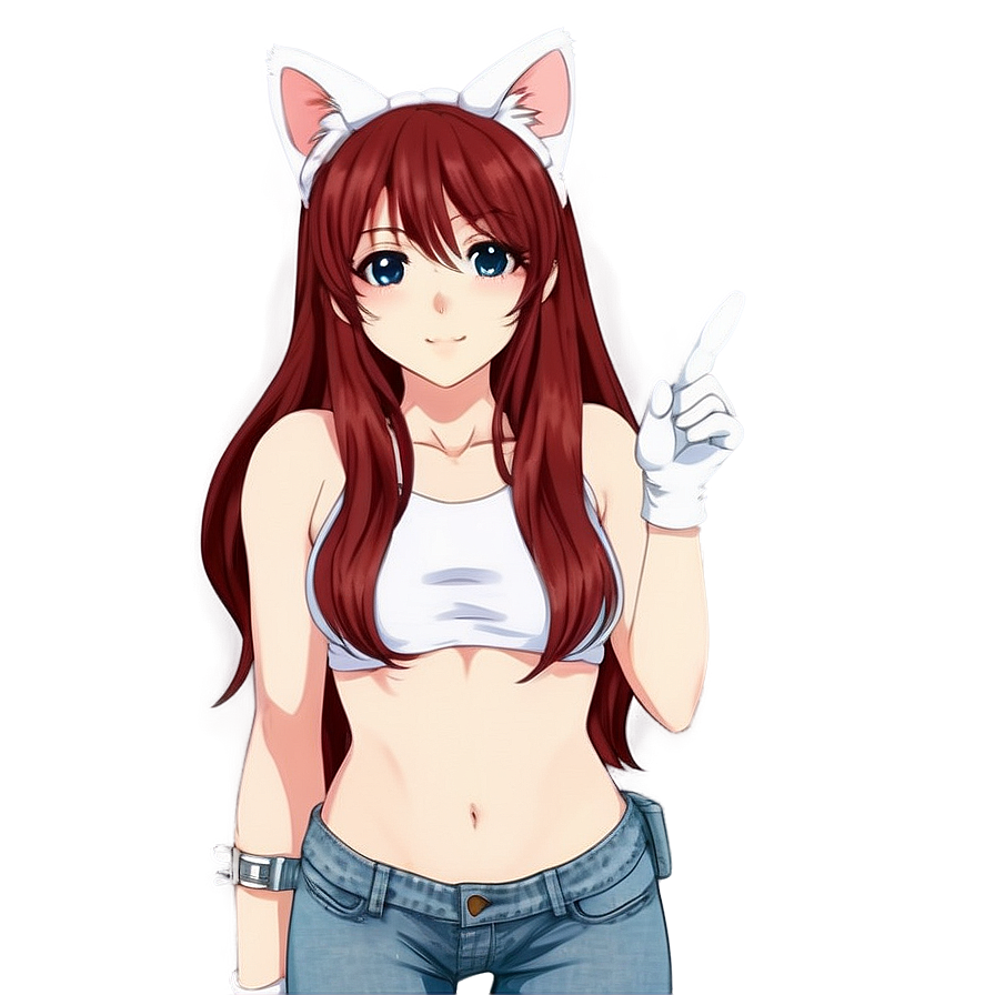 Cat Ears Anime Character Png 57