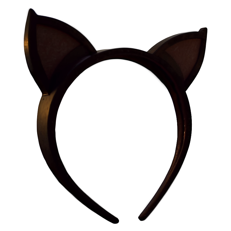 Cat Ears Silhouette PNG sku PNG image with a transparent background, free high-resolution download