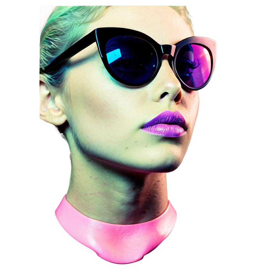 Cat Eye Sunglasses Retro PNG 25 PNG image with a transparent background, free high-resolution download