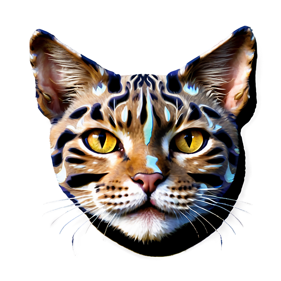 Cat Face Pattern Png Ovi