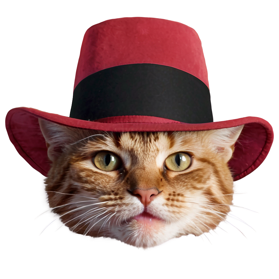 Cat In Hat Png 05232024