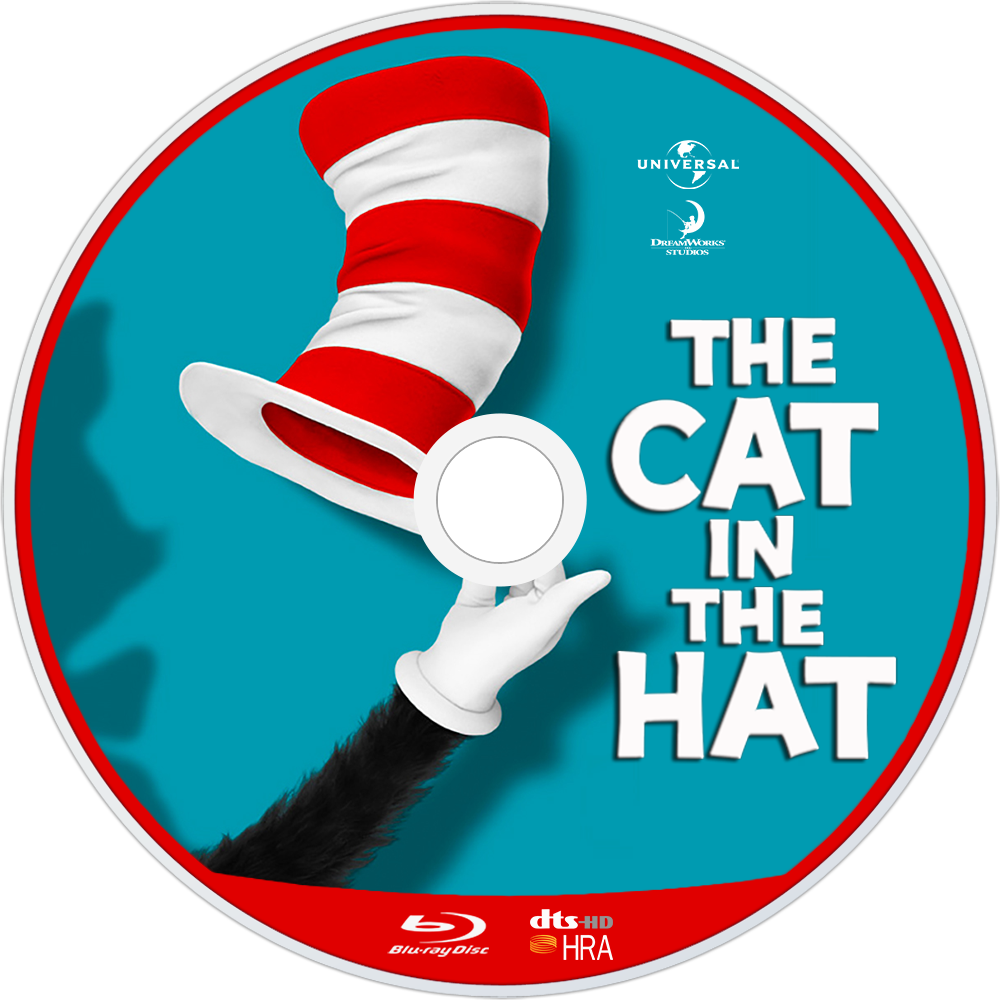 Cat In The Hat Blu Ray Cover Art