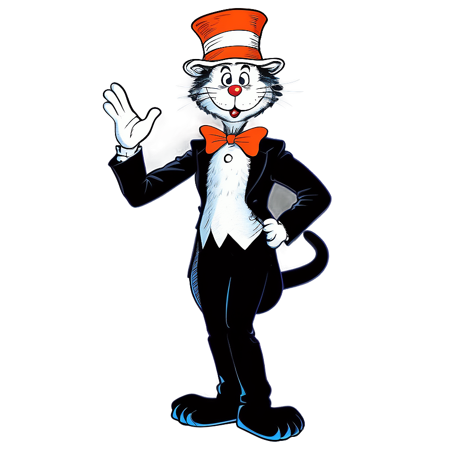 Cat In The Hat Character Png 81