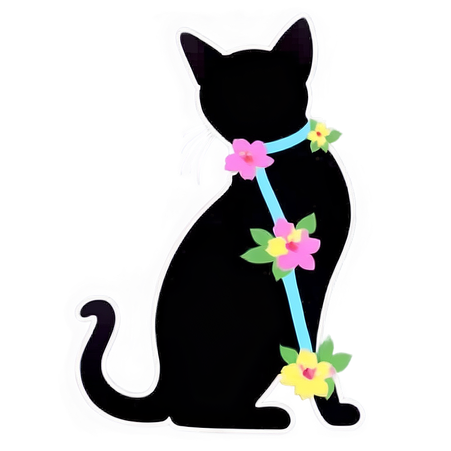 Cat Love Silhouette Png Elp53