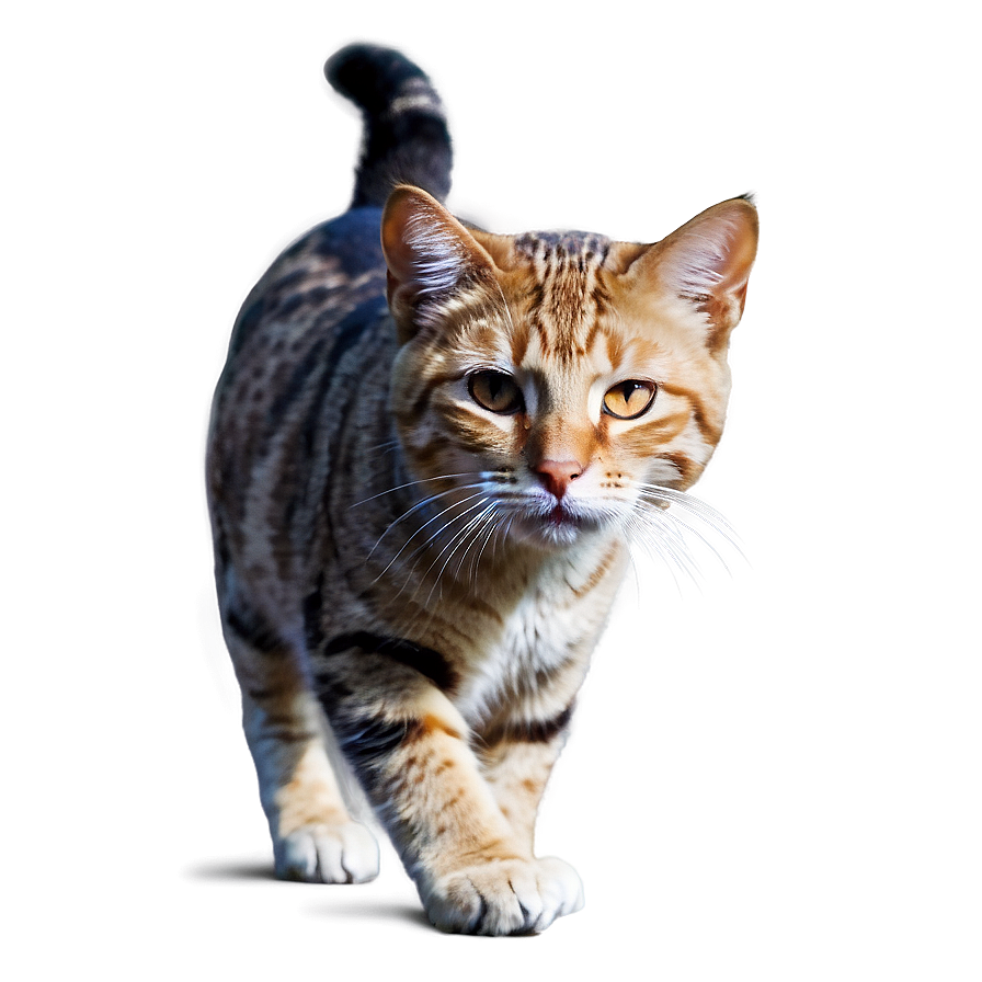 Cat On The Prowl Png B