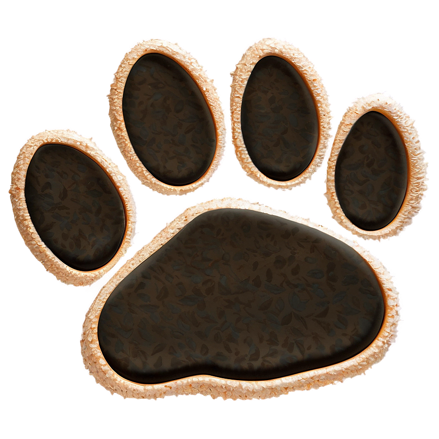 Cat Paw Print In Sand Png 65