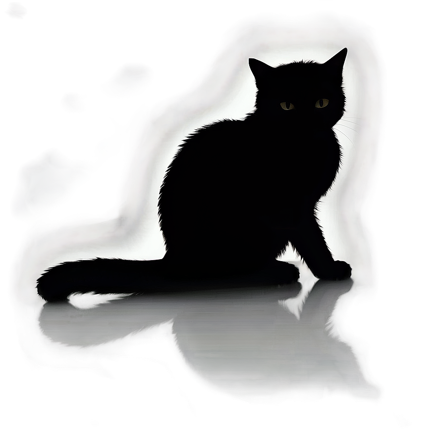 Cat Silhouette Clipart Png 06122024