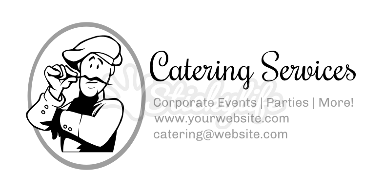 Catering Services Business Card Design