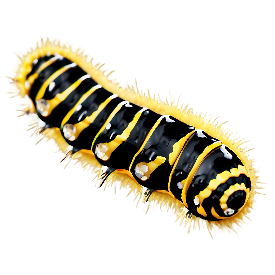 Caterpillar Close-Up PNG sic PNG with transparent background