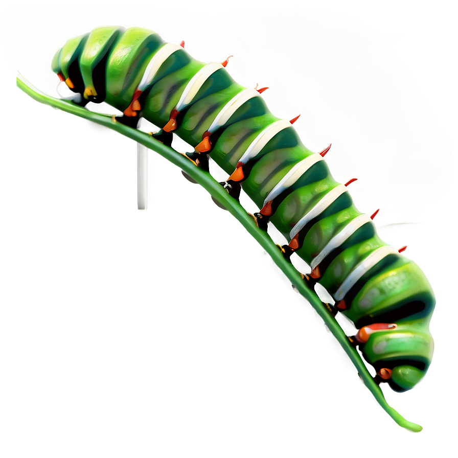 Caterpillar Eating Leaf Png Sjo