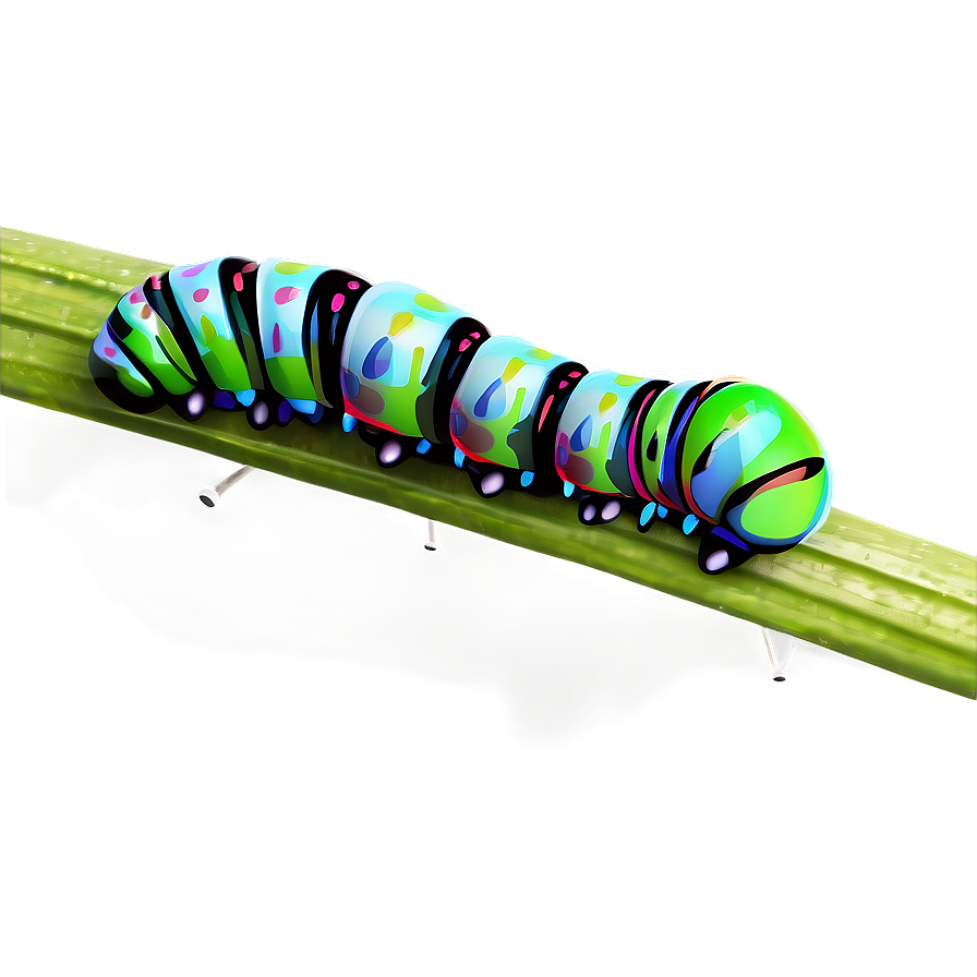 Caterpillar In Grass Png 05232024