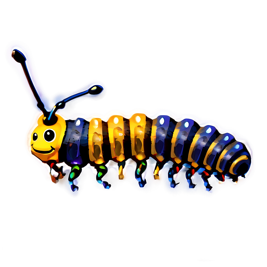 Caterpillar With Antennae Png 05232024