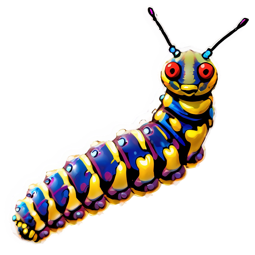 Caterpillar With Antennae Png 05232024