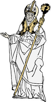 Catholic Bishop Illustration