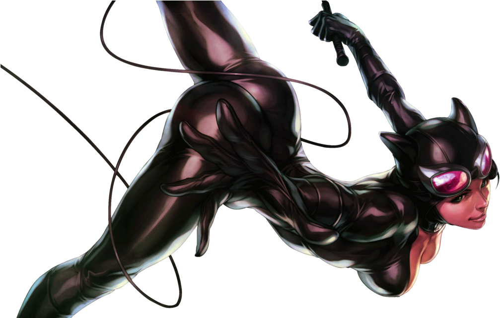 Catwoman Dynamic Pose Artwork